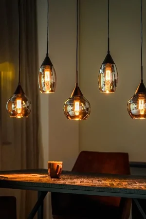 Kup teraz Spix Hanglamp 5-lichts smoke glas