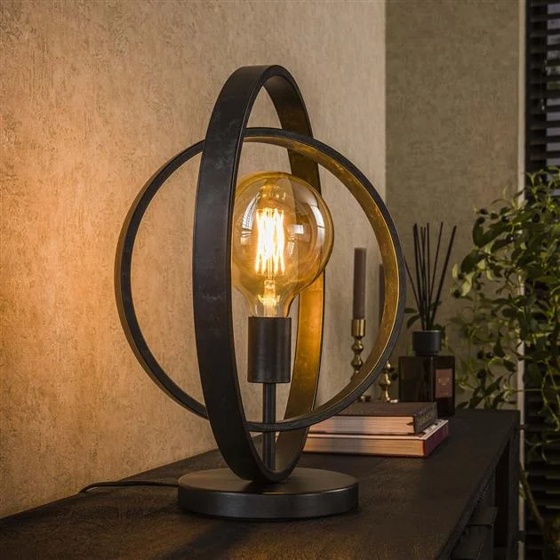Bellamy 1-lichts tafellamp industrieel Nowy