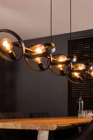Zniżka Octavia 8-lichts hanglamp industrieel
