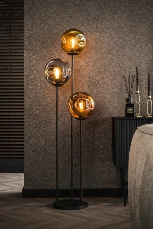 Solaro 3-lichts staande Vloerlamp industrieel Wyjątkowa oferta