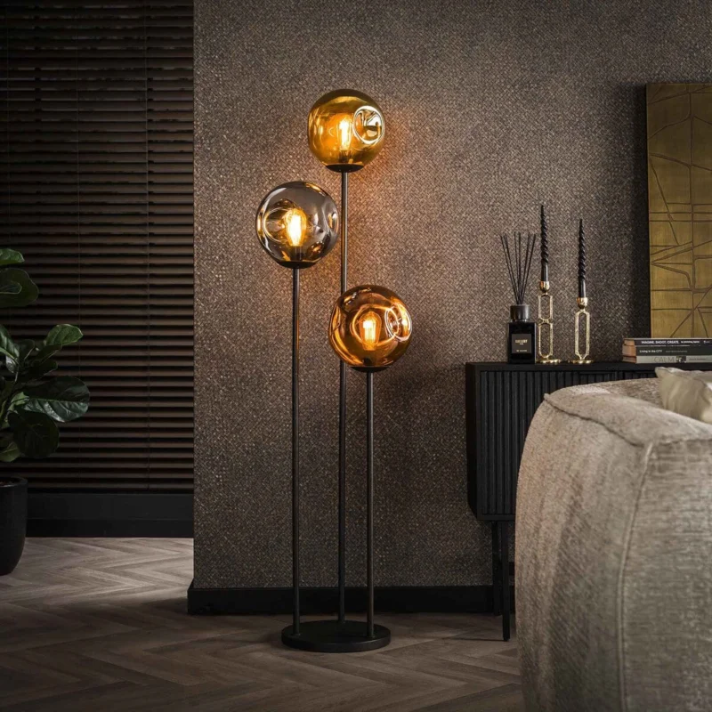 Solaro 3-lichts staande Vloerlamp industrieel Wyjątkowa oferta