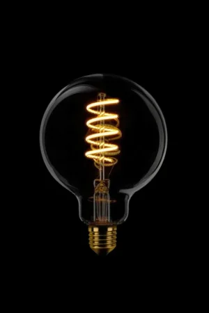 Led lamp Spiraal Rond 9,5cm E27 Smoke Tylko do końca tygodnia