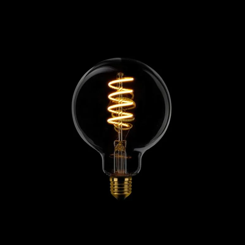Led lamp Spiraal Rond 9,5cm E27 Smoke Tylko do końca tygodnia