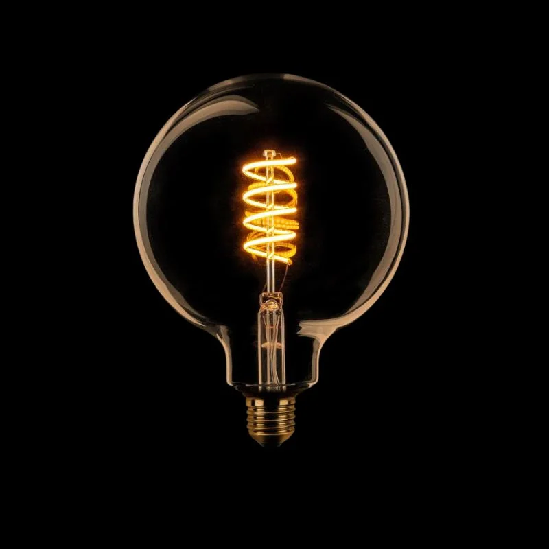 Wybór klientów Led lamp Spiraal Rond 12,5cm E27 Gold