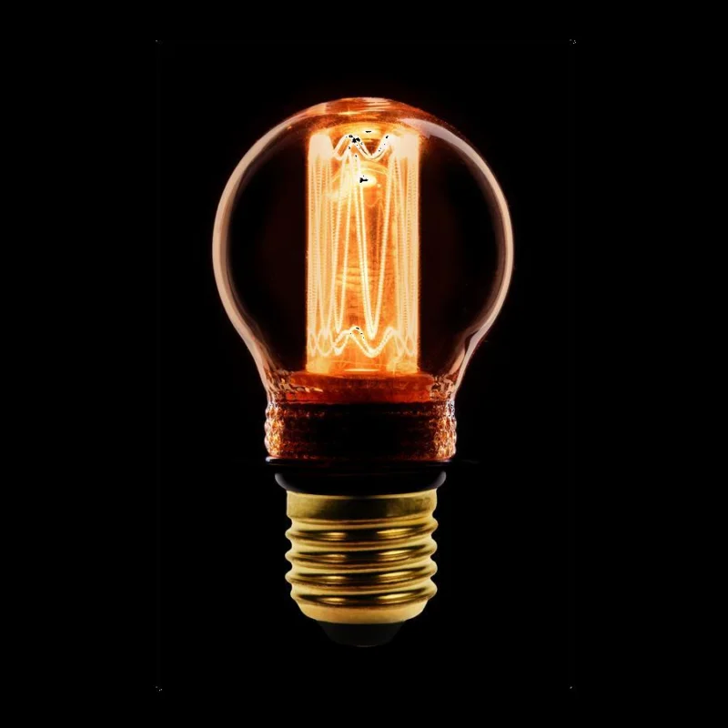 Led lamp Kooldraad Kogel 4,5cm E27 Amber Oferta