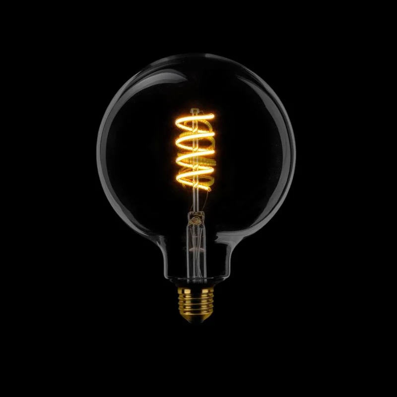 Rabat Led lamp Spiraal Rond 12,5cm E27 Smoke