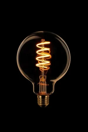 Niska cena Led lamp Spiraal Rond 9,5cm E27 Gold