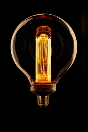 Led lamp Kooldraad Rond 12,5cm E27 Amber Super okazja