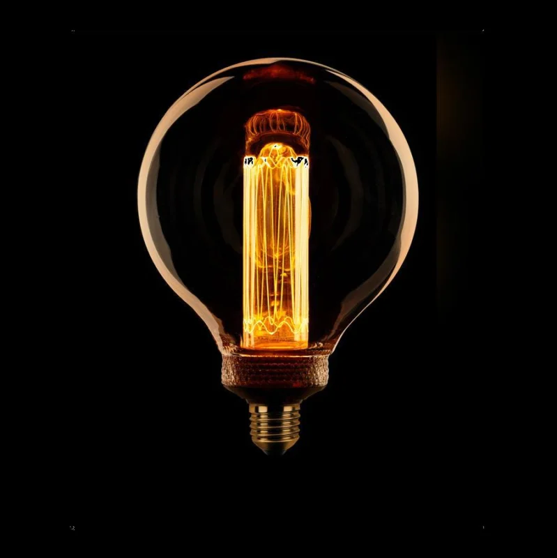 Led lamp Kooldraad Rond 12,5cm E27 Amber Super okazja