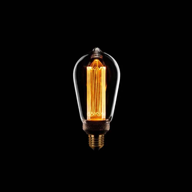 Zniżka Led lamp Kooldraad Druppel E27 Helder 3 standen