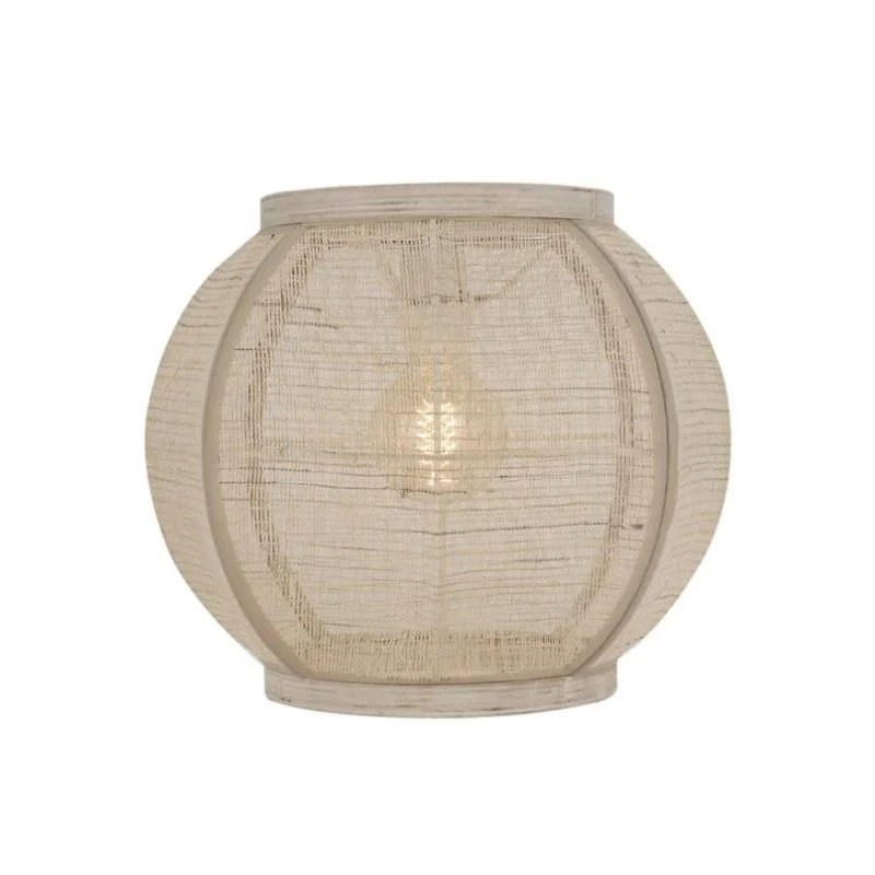 Nie przegap Fabric 1-lichts Plafondlamp Zand 33cm