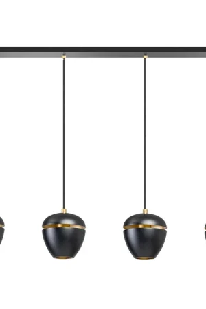 Tylko dziś ETH Claire 4-lichts hanglamp zwart/goud