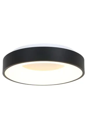 Plafonniere Ringlede zwart medium 38cm Wyjątkowa oferta