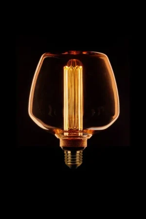 Led lamp Kooldraad Uniek breed 13cm E27 Amber 3 standen Bezpieczne zakupy