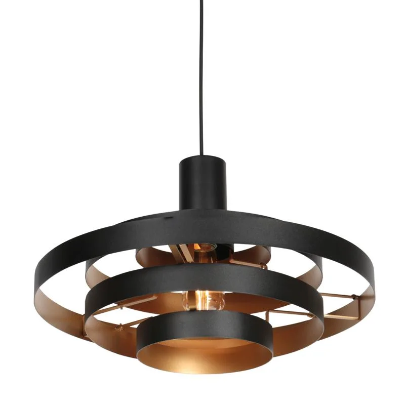 Ayra 1-lichts Hanglamp Zwart Metaal Niska cena