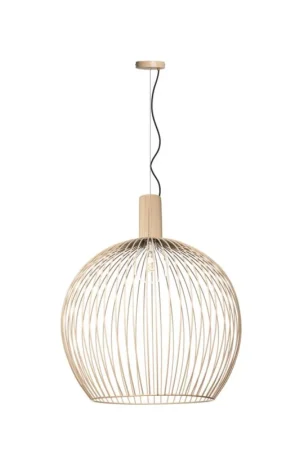 Nowość Wire 1-lichts hanglamp zand 60cm