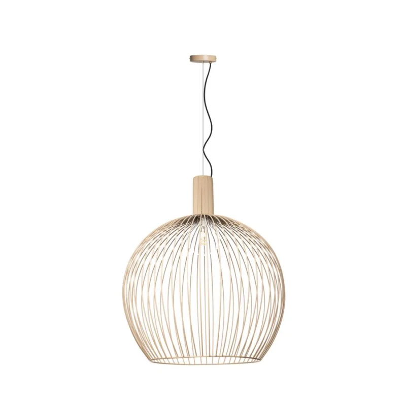 Nowość Wire 1-lichts hanglamp zand 60cm