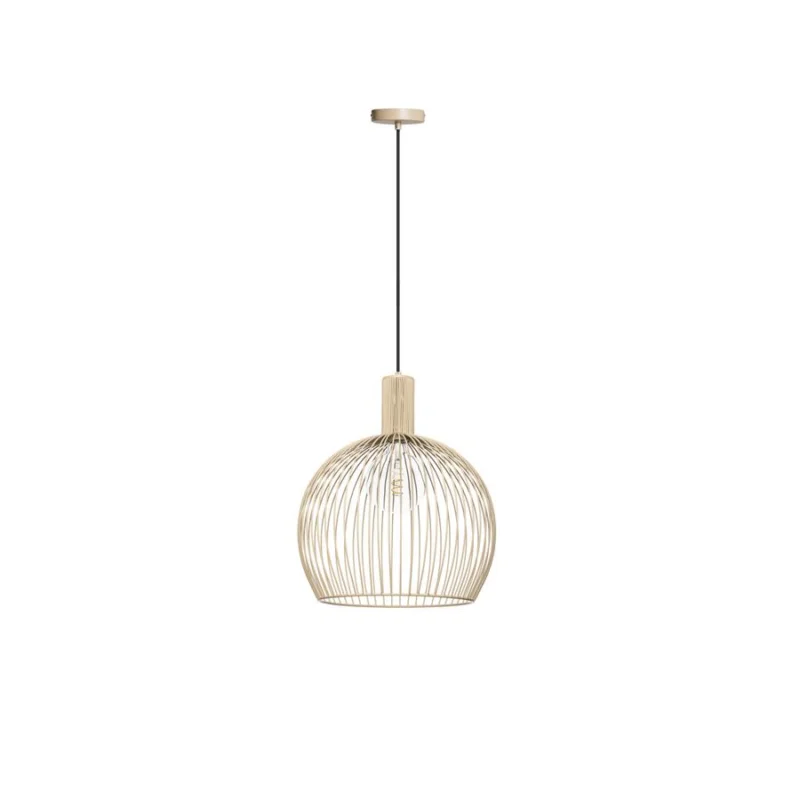 Taniej Wire 1-lichts hanglamp zand 40cm