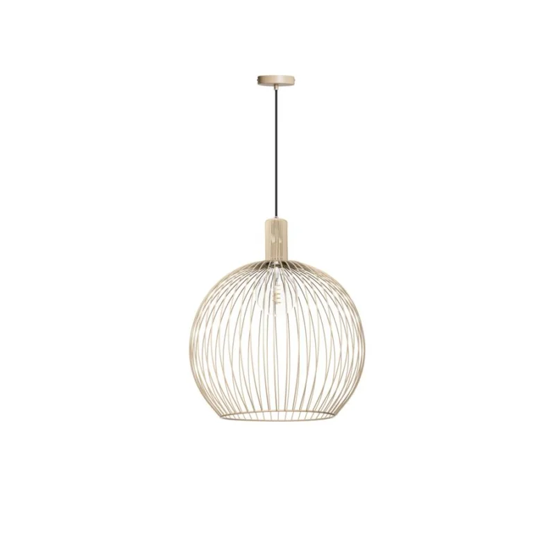 Zamów teraz Wire 1-lichts hanglamp zand 50cm