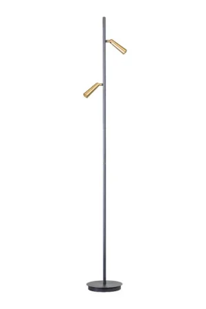 Angelo 2-lichts Vloerlamp goud Zamów dziś