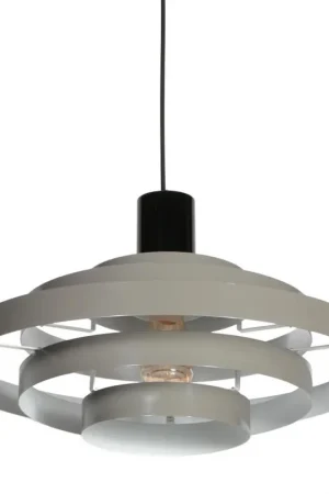 Ayra 1-lichts Hanglamp Grijs Metaal Dostępne od ręki