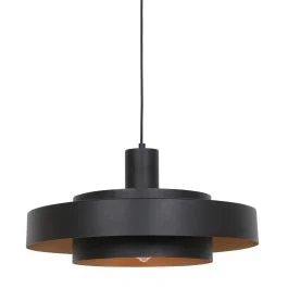 Zwarte Hanglamp Flinter 3329ZWUniek Design met Luxueuze Uitstraling Sprawdź teraz
