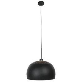 Hanglamp Globe Black 4913ZW zwart/goud Ø40 sfeervolle pendel Oferta limitowana