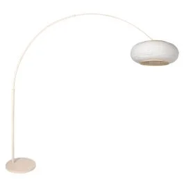 Booglamp Silva Alba 4677CR crème met linnen kap Ø60 cm Ostatnie sztuki