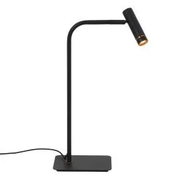 Tafellamp Lumo 4606ZW - zwarte verstelbare leeslamp met LED Łatwy zwrot