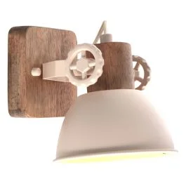 Gearwood 7968CR – Crème plafondlamp met houtdetails spot Taniej