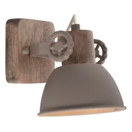 Gearwood 7968TA – Taupe plafondlamp met houtdetails spot Tylko dziś
