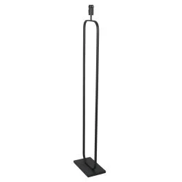 Zwarte Vloerlamp Stang 4740ZW, strak en veelzijdig design, zonder kap Dodaj do koszyka