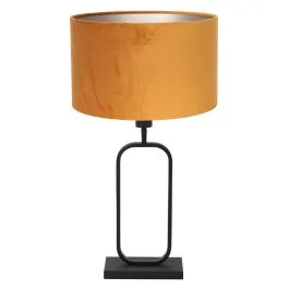 Tafellamp Stang 4808ZW met gouden velours kap voor sfeerlicht Tylko do końca tygodnia