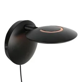 Zwarte wandlamp Zenith 2 4396ZW verstelbaar met LED Cena promocyjna