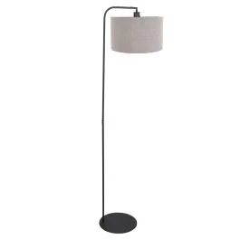Vloerlamp Stang 4795ZW met grof grijze linnen kap Łatwy zwrot