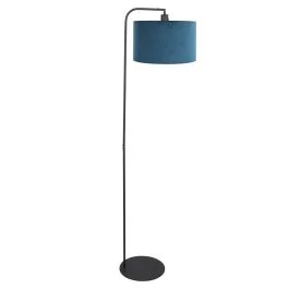 Vloerlamp Stang 4797ZW met blauwe velours kap Zamów dziś