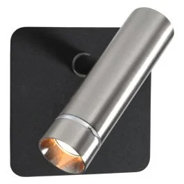 Wandspot Lumo 4850ST - verstelbare stalen wandlamp voor sfeer Wyjątkowa oferta