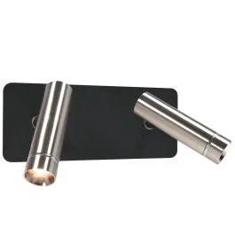 Kup online Wandlamp Lumo 4851ST - 2 lichts spot met stoere stalen accenten