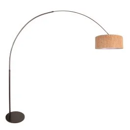 Booglamp Sparkled Light 4754CA cacao met beige kurkstructuur kap Najlepsza cena