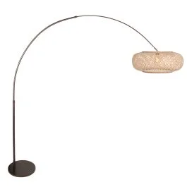 Booglamp Maze Natural 4768CA cacao met bamboe kap Ø60 cm Ostatnie sztuki