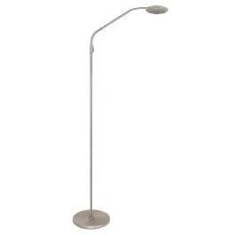 Vloerlamp Zenith 2 accu 4398ST geborsteld staal met flexarm Wybór klientów