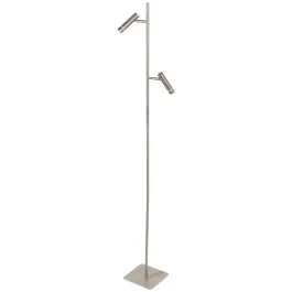 Bezpieczna płatność Vloerlamp Volari 4711ST Stalen 2-lichts met dim to warm led