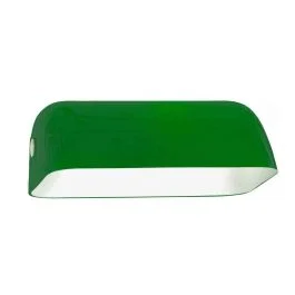 Glas I12513S – groen glas voor bankierslamp 23 × 14,5 cm Bezpieczna płatność