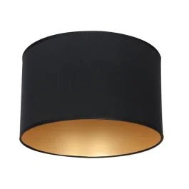 Zwart linnen lampenkap K2131SS ⌀30cm met E27 support. Wyjątkowa oferta