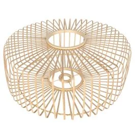 Bestseller Naturel bamboe/houten lampenkap Breeza-Beache K2002BS ⌀60cm met E27 support.