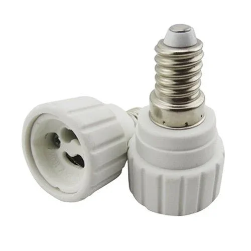 Tani E14 fitting - GU10 fitting verloopfitting 2 stuks | wit 230V AC