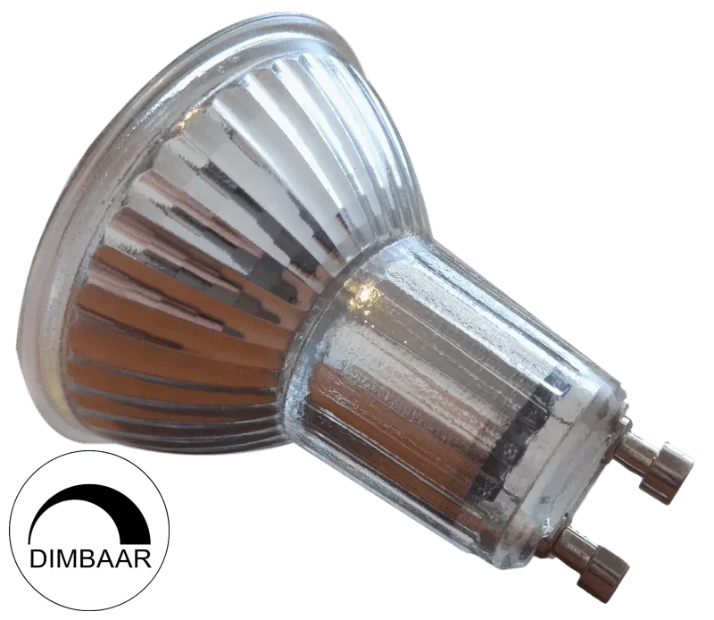 GU10 spot dimbaar 5W | PAR16 bajonetsluiting | LED 5W=50W halogeen | warmwit 3000K Sprawdź teraz