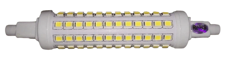 Ograniczona ilość R7s LED lamp | 118x22mm | 10W=100W | warmwit 3000K | dimbaar