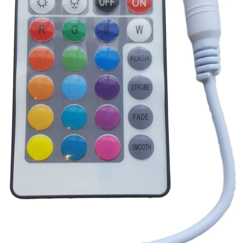 Ostatnia szansa LEDstrip RGB | IR afstandsbediening | 24-knops | 5V-24V 3x2A infrarood