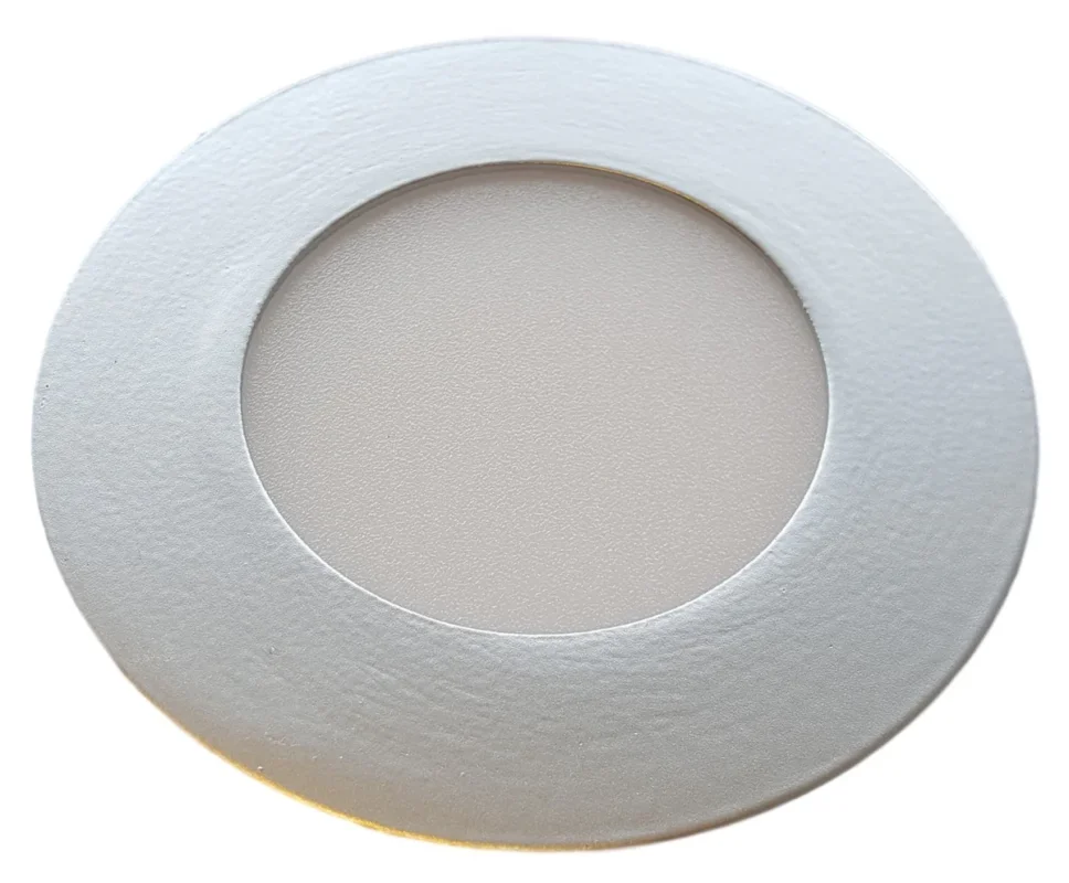 Ekspresowa dostawa LED downlight rond | 90mm doorsnee | 3 Watt koelwit | 4000K |aluminiumlook | inbouw